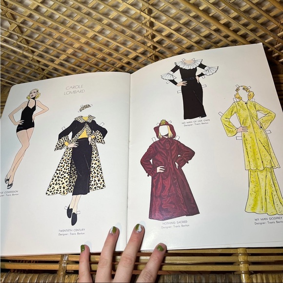 Vintage Glamorous Movie Stars of The 30s Paperdoll Book 1978 - Picture 10 of 10